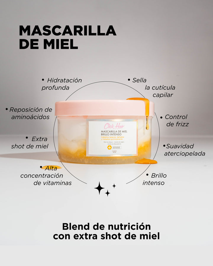 MASCARILLA DE MIEL BRILLO INTENSO