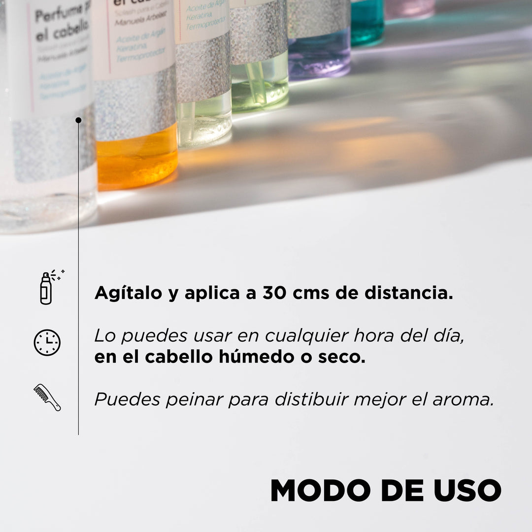 PERFUME PARA EL CABELLO