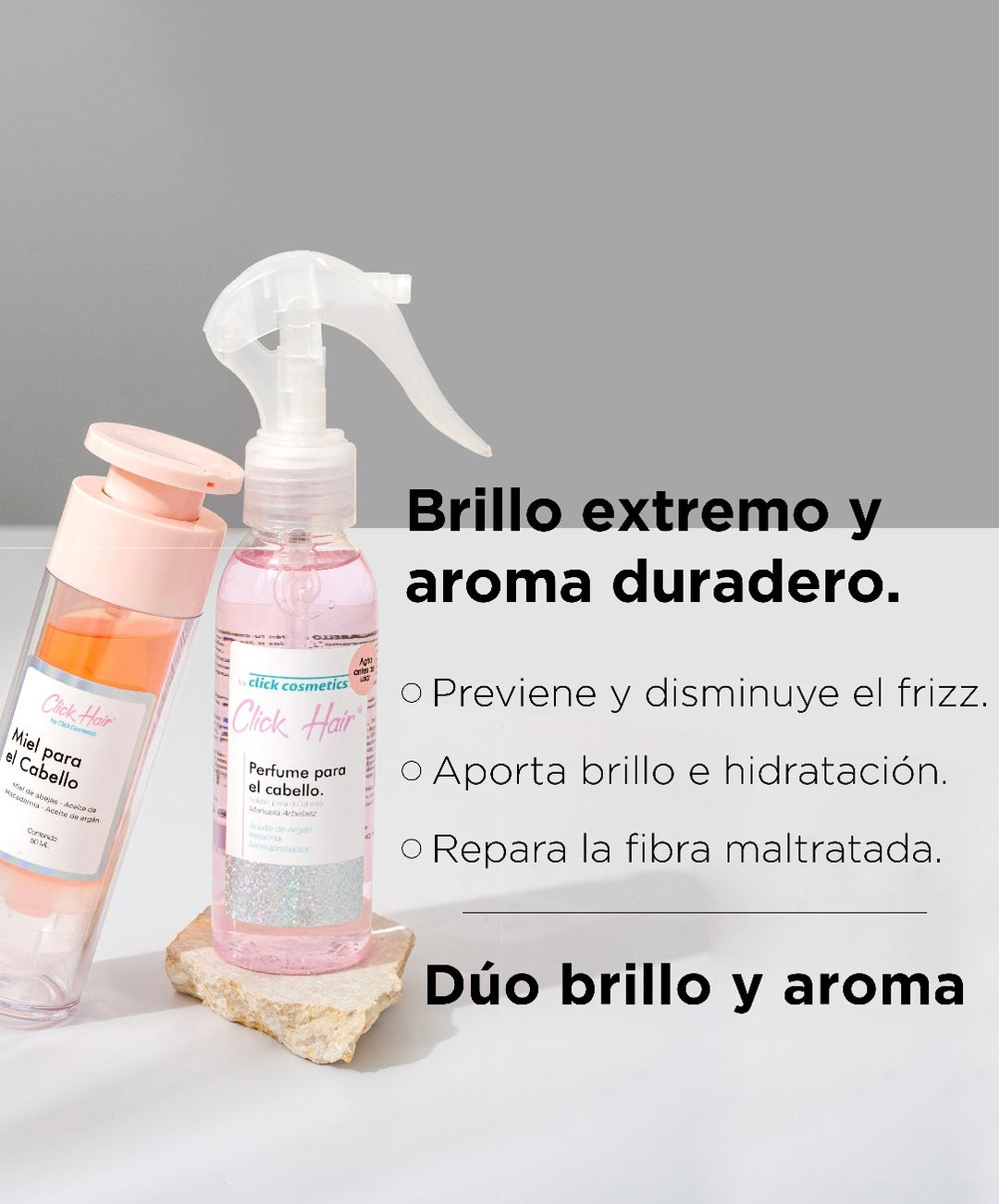 cabello brillante sin frizz